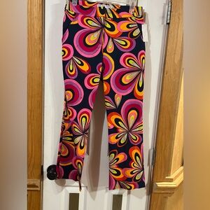 Trina Turk Women's Pants with Colorful Swirl Design